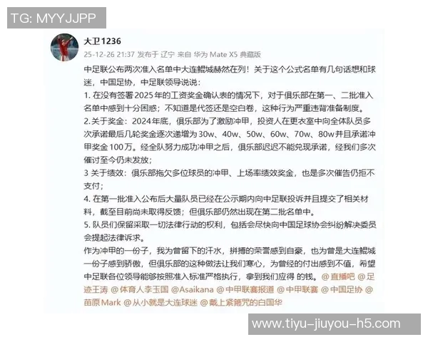 大连鲲城球员讨薪事件调查冒名代签问题引发准入质疑已上诉处理 大连鲲城球员讨薪事件调查冒名代签问题引发准入质疑已上诉处理